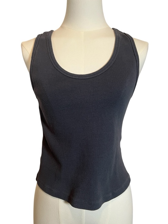 perfectwhitetee Tops - Perfect White Tee Blondie Structured Rib Tank Navy Blue Size Medium